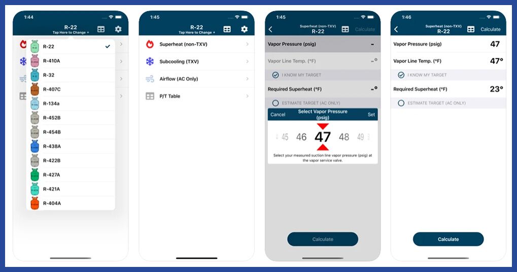 hvac check and charge app