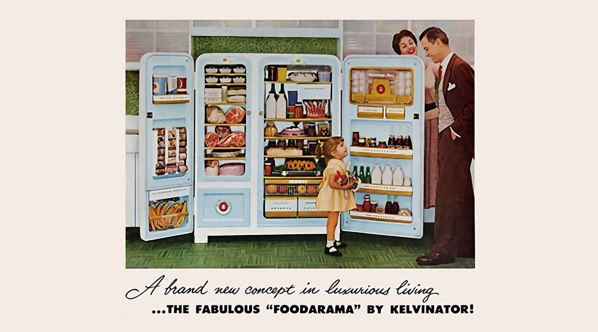 Exhibition, Gallery and Museum style excellent quality fridge