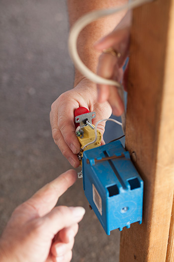 electrical training closeup